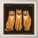 Search for art deco cats posters Vintage