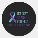 Search for life support stickers 988 helpline