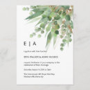 Search for gold leaves wedding invitations Greenery