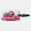 Search for sloth luggage tags Pink