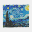 Search for starry night sky blankets Vincent van gogh