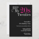 Search for pink funeral invitations Rip 20s