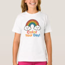 Search for rainbow colored tshirts For kids