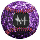 Search for purple softballs Glitter