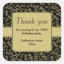 Search for centennial stickers 100th birthday party