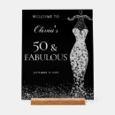 Search for women 50th birthday party decor Black