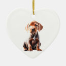 Search for vizsla christmas tree decorations Puppy