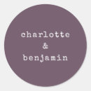 Search for purple wedding envelope seals Minimalist