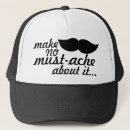 Search for moustache hats Black