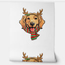 Search for golden retriever christmas art Animal