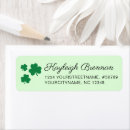 Search for cute st patricks day return address labels Clover