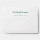Search for emerald green envelopes Return address