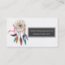 Search for dream catcher business cards Watercolor