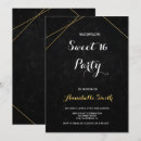 Search for geometric sweet 16 invitations Chic