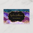 Search for purple glitter business cards Feminine girly