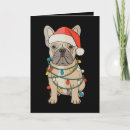Search for french bulldog christmas cards Santa