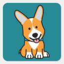 Search for happy dog stickers Pembroke welsh corgi