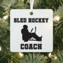 Search for hockey coach christmas tree decorations Team