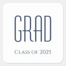 Search for blue graduation stickers Class of 2025