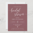 Search for mauve bridal shower invitations Minimalist