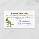 Search for dinosaur business cards Cartoon