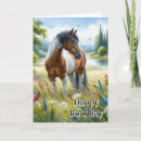 Search for horse lovers birthday cards For kids
