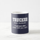 Search for trucker coffee mugs Driver