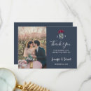 Search for just married wedding thank you cards Typography