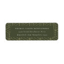 Search for patterned return address labels Geometric pattern