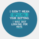 Search for push stickers Sarcastic