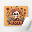 Search for spooky pumpkin mousepads Skeleton