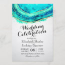 Search for geode wedding invitations Turquoise