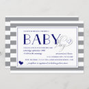 Search for navy blue grey white invitations Stripes