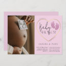 Search for baby feet invitations Gold