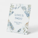Search for love is sweet wedding signs Script