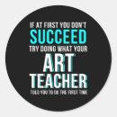Search for art teacher stickers Design
