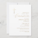 Search for foil first communion invitations Typography