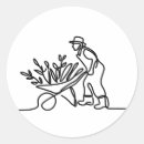 Search for gardener stickers Wheelbarrow