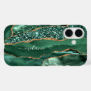 Search for emerald green iphone cases Glitter