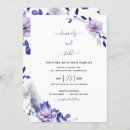 Search for lavender and silver wedding invitations Rustic