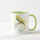 Search for green parakeet mugs Bird