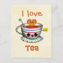 Search for love tea postcards Kawaii
