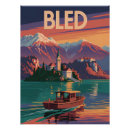 Search for slovenia posters Lake bled