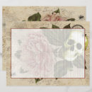 Search for skull scrapbook paper Vintage