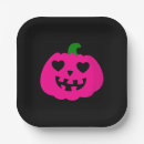 Search for pink halloween plates Pumpkin