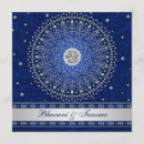 Search for silver stars wedding invitations Blue and silver