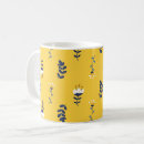 Search for yellow floral pattern mugs Pretty