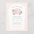 Search for car baby girl shower invitations Blush pink