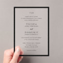 Search for black acrylic invitations Formal