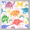 Search for dinosaur art kids posters Seamless